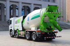 陕汽重卡 德龙M6000 350马力 8X4 混凝土搅拌车(SX5319GJBKR306)