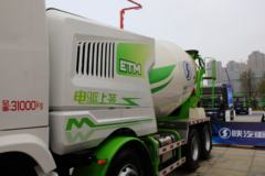 陕汽重卡 德龙M6000 350马力 8X4 混凝土搅拌车(SX5319GJBKR306)