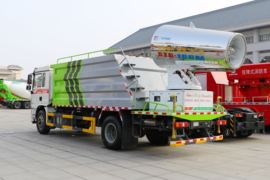 陕汽重卡底盘&nbsp;除尘车外观图片