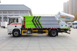 陕汽重卡底盘&nbsp;除尘车外观图片