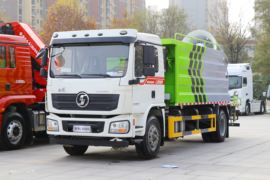 陕汽重卡底盘&nbsp;除尘车外观图片