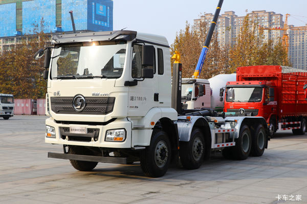 陕汽重卡 德龙新M3000 复合版 270马力 6X4 车厢可卸式垃圾车(国六)(SX5259ZXXMB434)