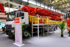 奔驰 435马力 8X4 混凝土泵车(三一牌)(SYM5442THBEB)