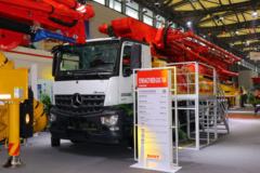 奔驰 435马力 8X4 混凝土泵车(三一牌)(SYM5442THBEB)