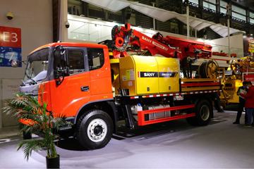 三一专用底盘&nbsp;泵车外观                                                图片