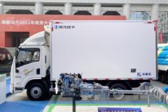 陕汽轻卡 德龙K3000 轻量化版 150马力 4X2 4.08米冷藏车(国六)