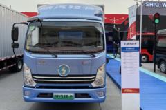 陕汽轻卡 德龙E3000 4.18米混合动力厢式载货车