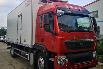 中国重汽 HOWO TX5 4X2 240马力 6.8米冷藏车(ZZ5187XLCK501GE1)