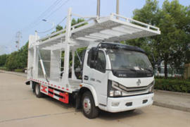 东风多利卡底盘&nbsp;中置轴车辆运输车外观图片