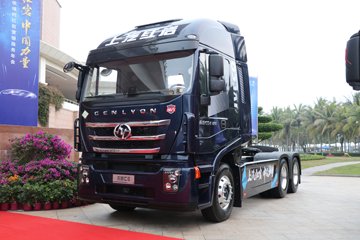 上汽红岩 杰狮C6重卡 440马力 6X4 LNG AMT自动挡牵引车(国六)(CQ4257HD12384T)