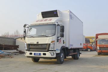 中国重汽HOWO 王系 160马力 4X2 4.1米冷藏车(ZZ5047XLCC3314E145)
