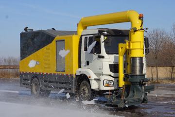 陕汽重卡 德龙新M3000 350马力 4X2 除雪车(国六)(汇强重工)(HZV5181TCXD6XJ)
