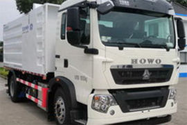 重汽豪沃(HOWO)底盘 吸尘车外观图片
