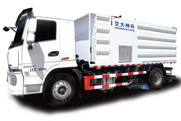 陕汽商用车 轩德翼6 240马力 4X2 吸尘车(交大神舟牌)(国六)(SSZ5186TXC)