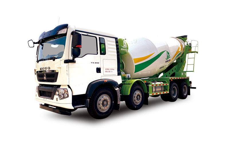 中国重汽 HOWOTX-W重卡 340马力8X4 7.6方混凝土搅拌车(神州永达牌)