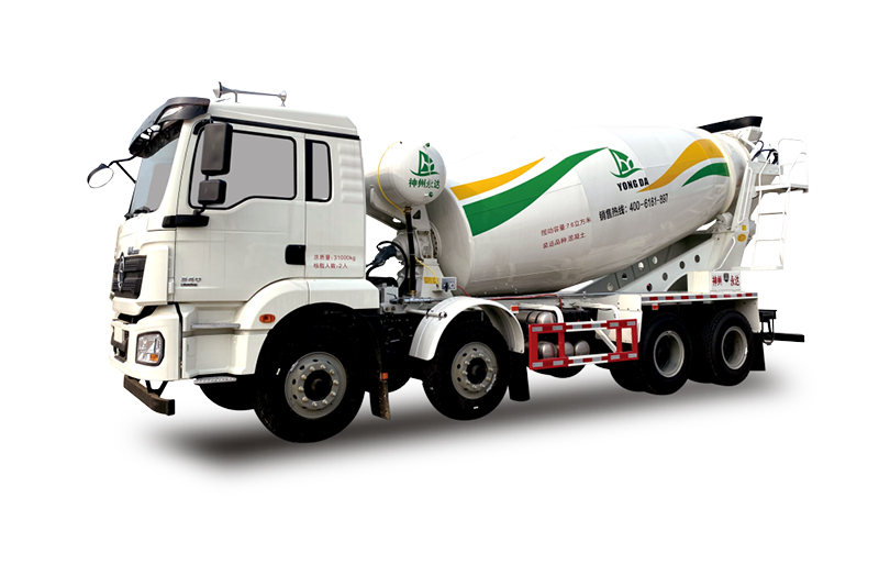 陕汽重卡 德龙M3000 340马力 8X4 7.49方混凝土搅拌车(神州永达牌)