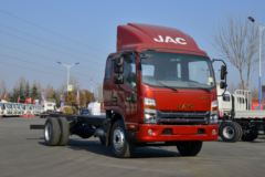 江淮 帅铃Q7 170马力 5.4米排半仓栅式轻卡(国六)(HFC5128CCYP71K2D1S)