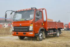 中国重汽HOWO，统率130马力4.15米单排栏板轻卡