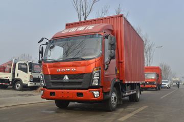 中国重汽HOWO 统帅 148马力 3.85米排半厢式轻卡(ZZ5047XXYF341CE144)
