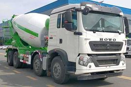 重汽豪沃底盘&nbsp;混凝土搅拌车外观                                                图片