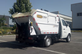 长安跨越底盘&nbsp;垃圾运输车外观图片