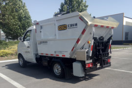 长安跨越底盘&nbsp;垃圾运输车外观图片