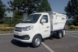 长安跨越底盘&nbsp;垃圾运输车外观图片