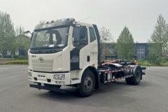 一汽解放 J6L 220马力 4X2 车厢可卸式垃圾车(国六)(汇强车辆)(BSQ5180ZXXCAD6)