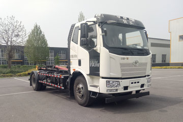 一汽解放 J6L 220马力 4X2 车厢可卸式垃圾车(国六)(汇强车辆)(BSQ5180ZXXCAD6)