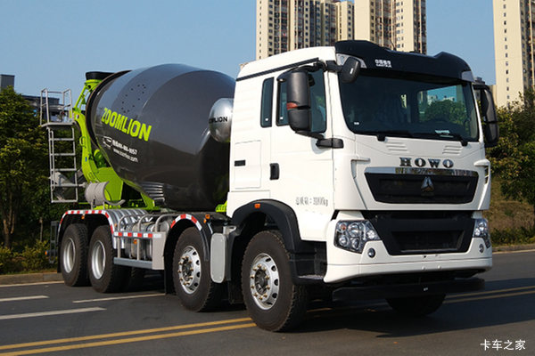 中国重汽 HOWO TX 340马力 8X4 8方混凝土搅拌车(中联牌)
