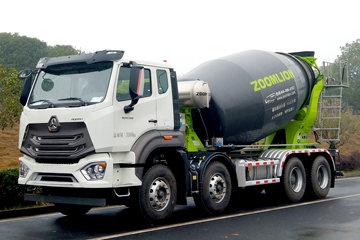 中国重汽 豪沃N5G 350马力 8X4 8方混凝土搅拌车(中联牌)(ZLJ5318GJBAN1E)