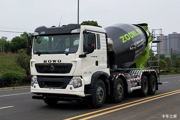 中国重汽 HOWO TX 400马力 8X4 7.9方混凝土搅拌车(中联牌)(国六)(ZLJ5312GJBHT5F)
