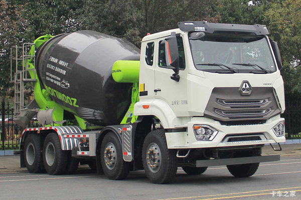 中国重汽 豪沃N5G 400马力 8X4 7.78方混凝土搅拌车(中联牌)(国六)(ZLJ5310GJBAF)