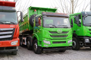 青岛解放 悍V重卡 2.0 340马力 8X4 5.8米自卸车(CA3310P1K2L2T4E5A80)