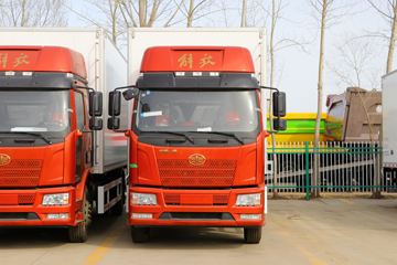 一汽解放底盘&nbsp;冷藏车外观图片