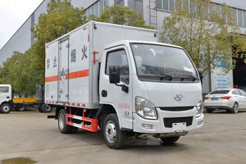 上汽跃进底盘&nbsp;爆破器材运输车外观图片