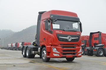 东风商用车 天龙旗舰KX 创领版 500马力 6X4 LNG牵引车(国六)(液缓)
