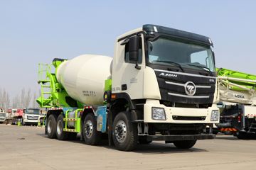 福田 欧曼GTL 360马力 8X4 7.7方混凝土搅拌车(雷萨牌)(国六)(BJ5319GJB-6M)