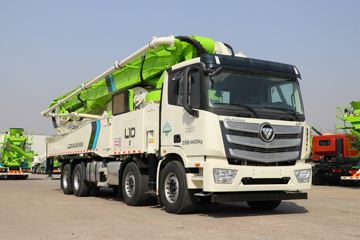 福田 欧曼EST 470马力 8X4 L10 58米混凝土泵车(雷萨牌)(BJ5449THB-XF)