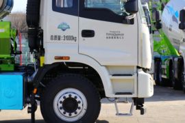 福田欧曼底盘&nbsp;混凝土搅拌车外观                                                图片