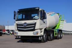 福田 欧曼ETX 340马力 8X4 7.87方混凝土搅拌车(雷萨牌)(BJ5313GJB-LP)