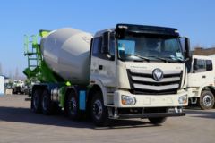 福田 欧曼ETX 340马力 8X4 7.87方混凝土搅拌车(雷萨牌)(BJ5313GJB-LP)