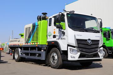 福田 欧航 190马力 4X2 车载式混凝土泵车(雷萨牌)(BJ5130THB-6A)