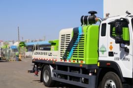 福田欧航底盘&nbsp;泵车上装                                                图片