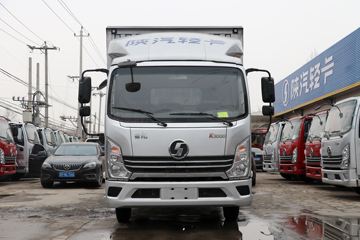 陕汽轻卡 德龙K3000 160马力 4.85米排半厢式载货车(国六)(YTQ5121XXYKK421)
