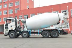 一汽解放 J6P 375马力 8X4 7.86方混凝土搅拌车(凌宇牌)(CLY5315GJB32E51)