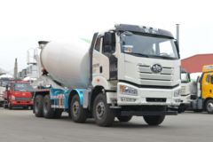 一汽解放 J6P 375马力 8X4 7.86方混凝土搅拌车(凌宇牌)(CLY5315GJB32E51)