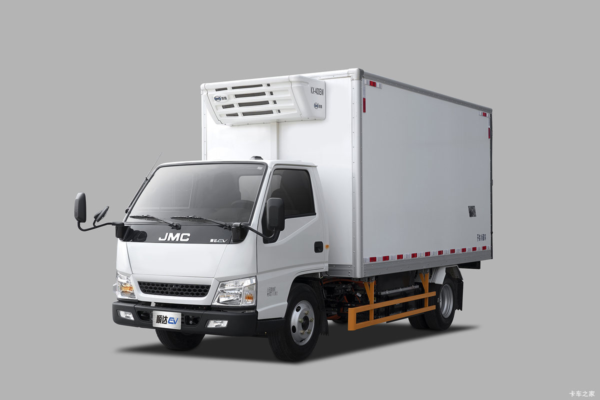 江铃 顺达EV 4.5T 3.97米单排纯电动冷藏车
