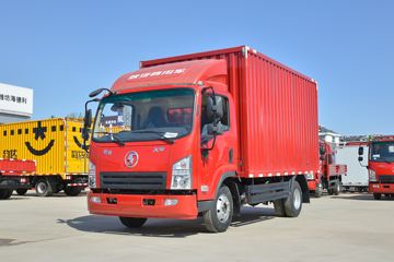 陕汽商用车 轩德X9 131马力 4X2 4.15米单排厢式轻卡(SX5041XXYNP6331)