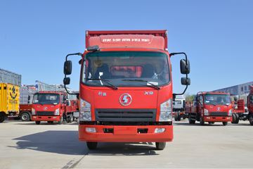 陕汽商用车 轩德X9 标载版 131马力 3.82米排半厢式轻卡(国六)(SX5041XXYNP6331)